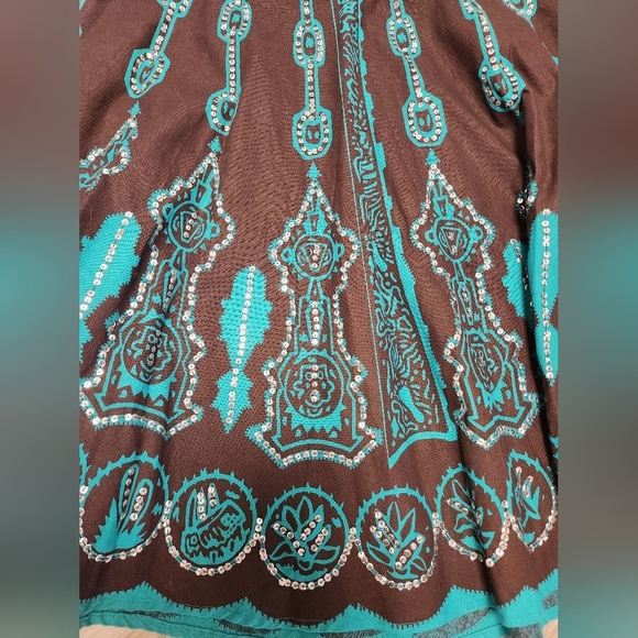 Boho Sequin Skirt Size 12 - Picture 4 of 8